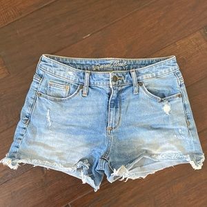 Denim shorts